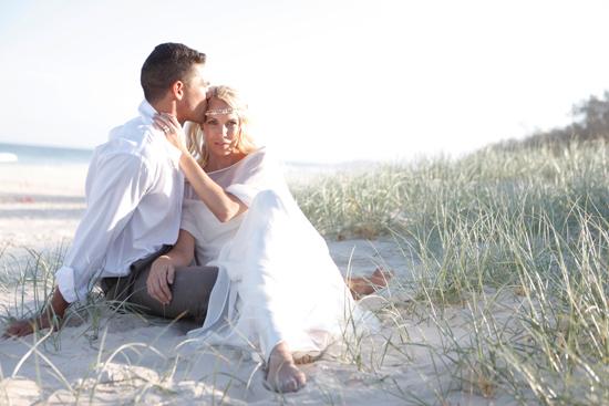 Bodas de hoy... ¡Un shooting espectacular en una playa de ensueño!