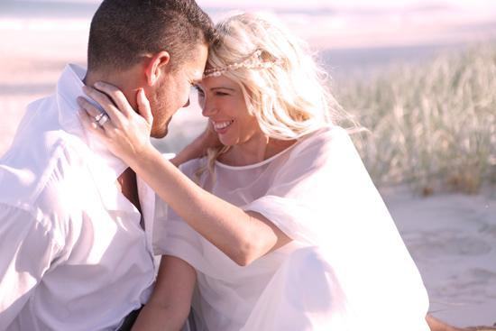 Bodas de hoy... ¡Un shooting espectacular en una playa de ensueño!