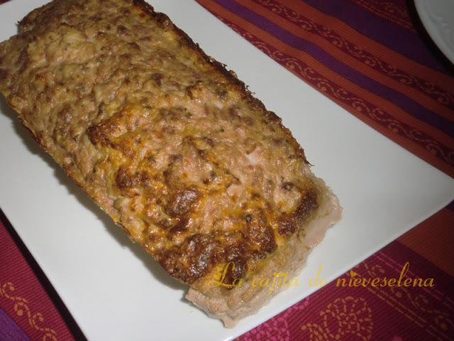 Terrina de pollo ternera y queso (dieta)