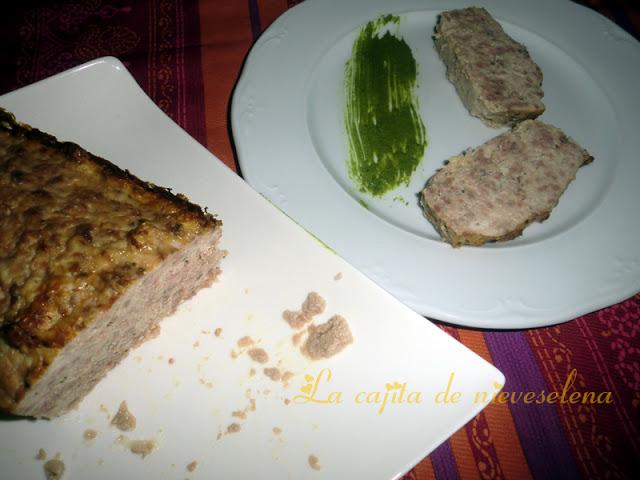 Terrina de pollo ternera y queso (dieta)