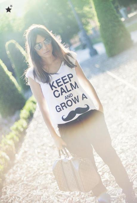 keep calm and grow a moustache ‿‿