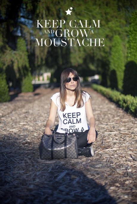 keep calm and grow a moustache ‿‿