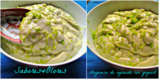 MAYONESA DE AGUACATE Y YOGOURT