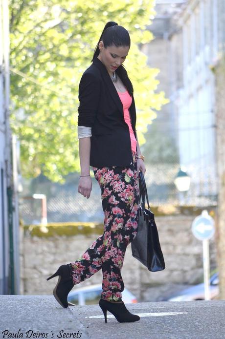 Flowered Pants and Neon