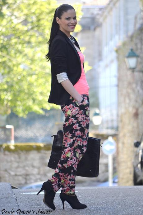 Flowered Pants and Neon