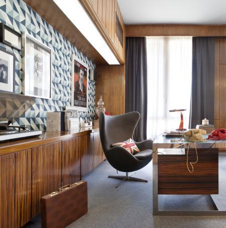 Casa Decor Madrid 2013 Olga Palmero Mazón Despacho del Embajador casa decor muebles de diseño clásicos estilo nórdico iconos diseño danés 50 60 habitación 606 del Radisson SAS Royal Hotel en Copenhague diseño decoración nordica diseño clásico nórdico danés 50 60 Casa Decor Madrid 2013 Despacho del Embajador blog decoración nórdica arne jacobsen huevo