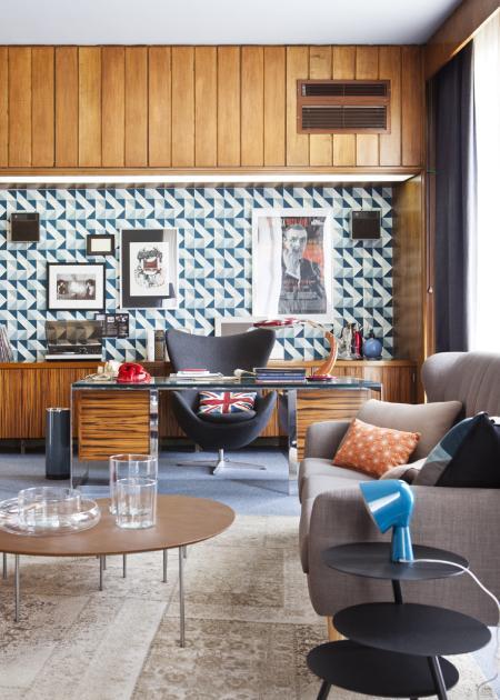 Casa Decor Madrid 2013 Olga Palmero Mazón Despacho del Embajador casa decor muebles de diseño clásicos estilo nórdico iconos diseño danés 50 60 habitación 606 del Radisson SAS Royal Hotel en Copenhague diseño decoración nordica diseño clásico nórdico danés 50 60 Casa Decor Madrid 2013 Despacho del Embajador blog decoración nórdica arne jacobsen huevo