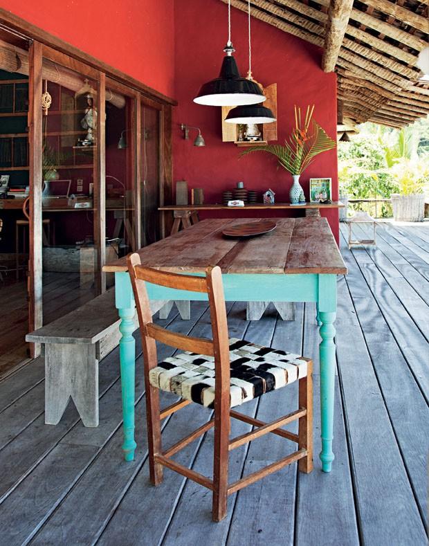 Shabby Chic tropical: Una casa cerca de la playa en Brasil