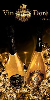 Un cava y un vino espumoso con oro de 24K