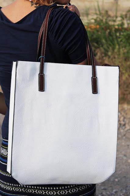 Falda estampado Azteca