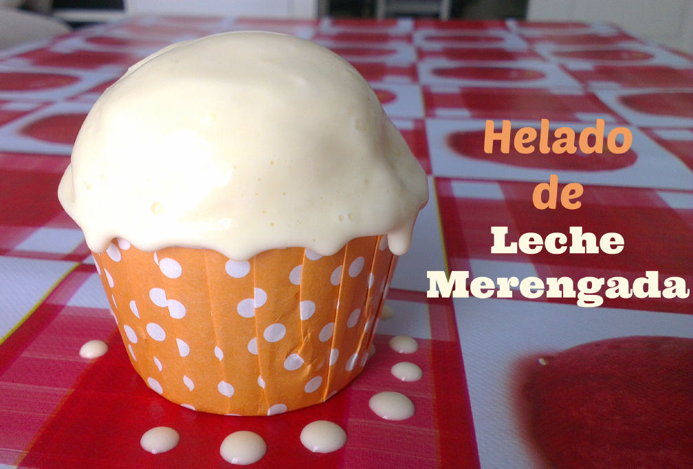 ♥ Helado casero de leche merengada