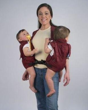 Un portabebé para gemelos