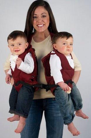Un portabebé para gemelos