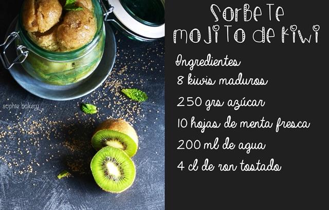 SORBETE MOJITO DE KIWI