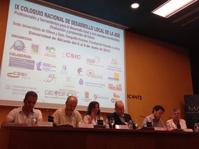 El presidente de APRODEL ha participado en el IX Congreso Nacional del Desarrollo Local, celebrado en la Universidad de Alicante
