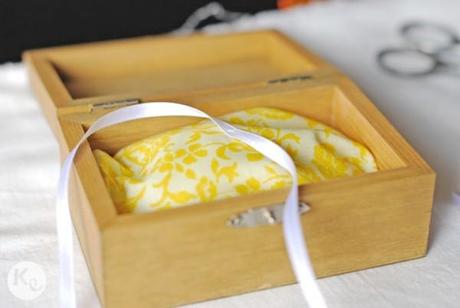 DIY. Rustic ring bearer