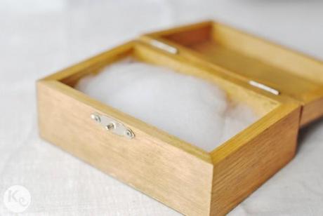 DIY. Rustic ring bearer