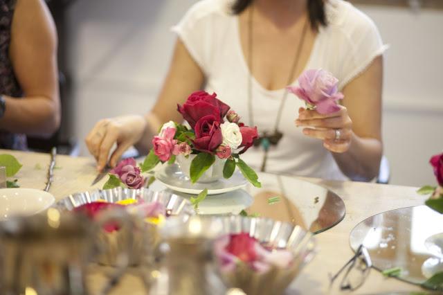 'Taller de flores comestibles' gracias a Von Strüdel