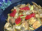 Pollo ajillo piquillos