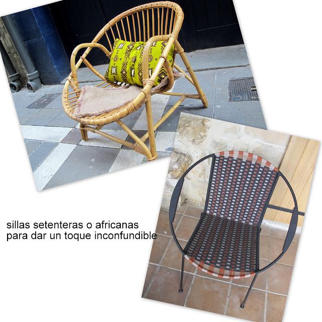 Poniendo a punto la terraza...