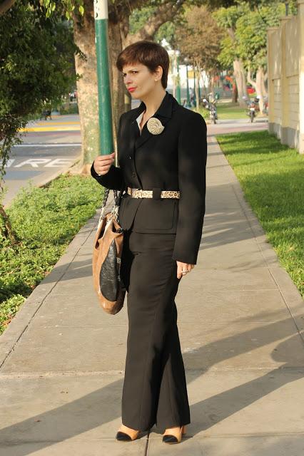 Mis looks - Sastre negro y sus accesorios