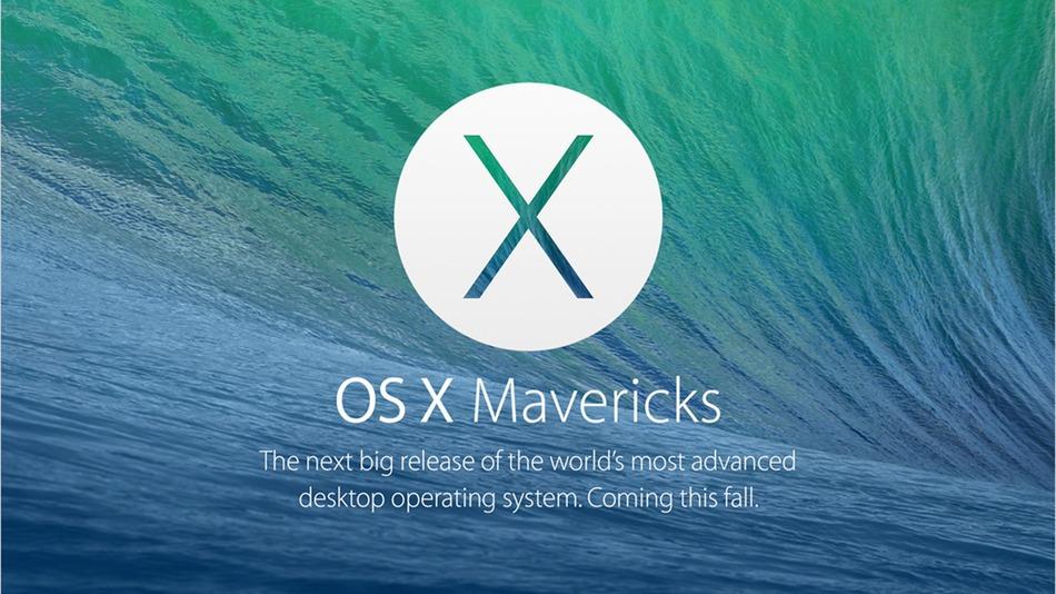 El sistema operativo OS X Mavericks