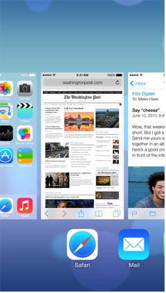 El sistema operativo iOS 7