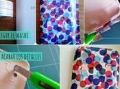 Decorando móvil washi tape