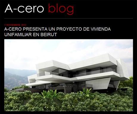 A-cero presenta una propuesta de paisajismo para la vivienda diseñada en Líbano