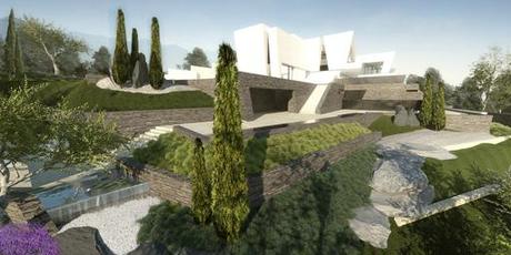 A-cero Projects A-cero presenta una propuesta de paisajismo para la vivienda diseñada en Líbano