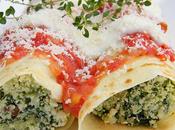 Canelones rellenos, original receta canelones queso