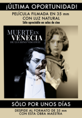 Cines Verdi Madrid repone  “Muerte en Venecia”