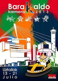 Cartel 2. Concurso Carteles de Fiestas de Barakaldo 2013