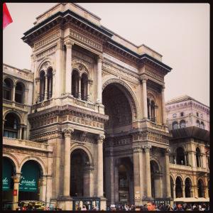 Entrada a la Galleria Vittorio Emanuele