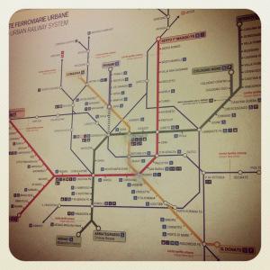 Mapa de Metro Milán