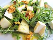 Ensalada rúcula peras