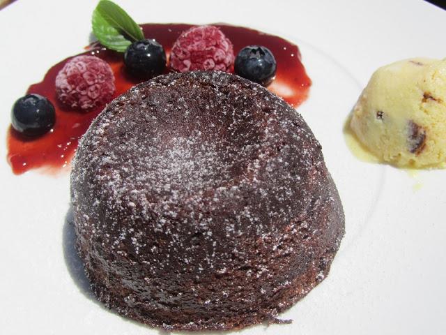 Coulant a los 4 chocolates (Volcanes de chocolate)