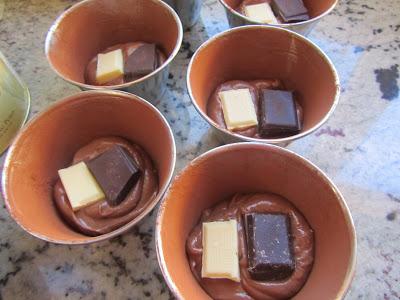 Coulant a los 4 chocolates (Volcanes de chocolate)