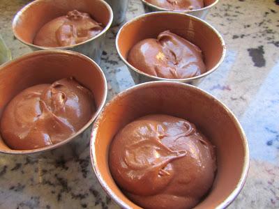 Coulant a los 4 chocolates (Volcanes de chocolate)