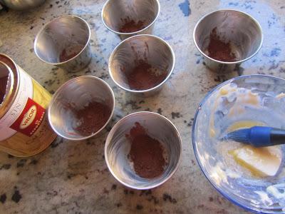 Coulant a los 4 chocolates (Volcanes de chocolate)