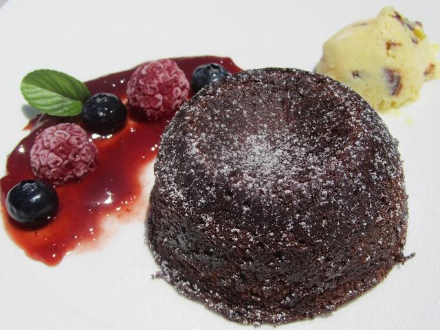 Coulant a los 4 chocolates (Volcanes de chocolate)