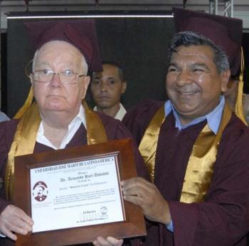 Recibe Armando Hart Dávalos el título de Doctor Honoris Causa de universidad mexicana (+ Video)