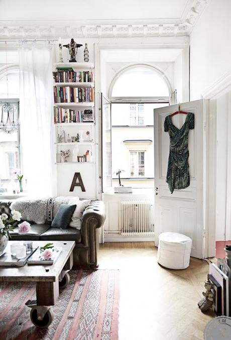 Un piso muy Boho y delicado, Amelia y Andreas House.