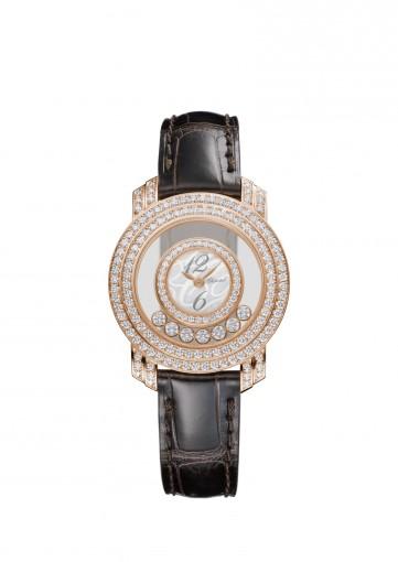 Chopard Watches Happy Diamonds Icons Watch 18-carat rose gold and diamonds