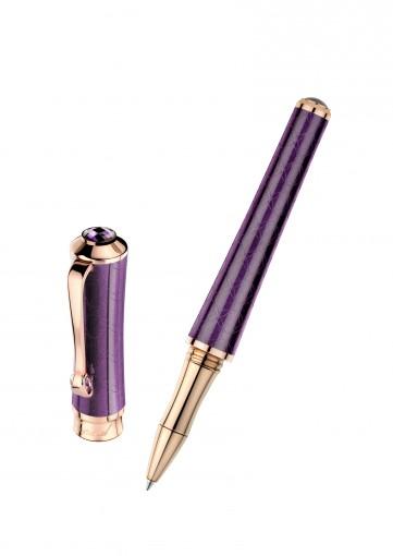 Chopard Accessories IMPERIALE Rollerball purple resin - rose gold plated