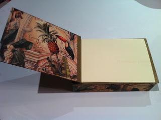 Caja Album realizada con la técnica del cartonnage