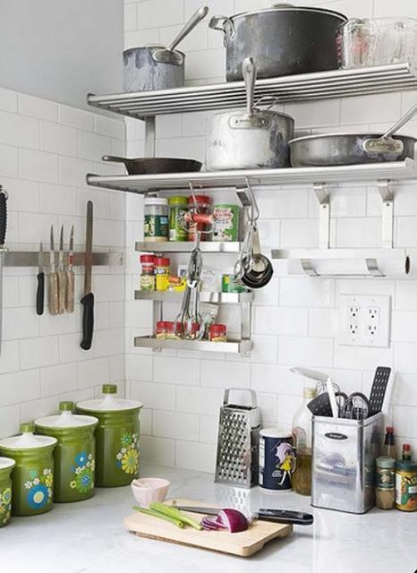Ideas de almacenaje para cocinas pequeñas