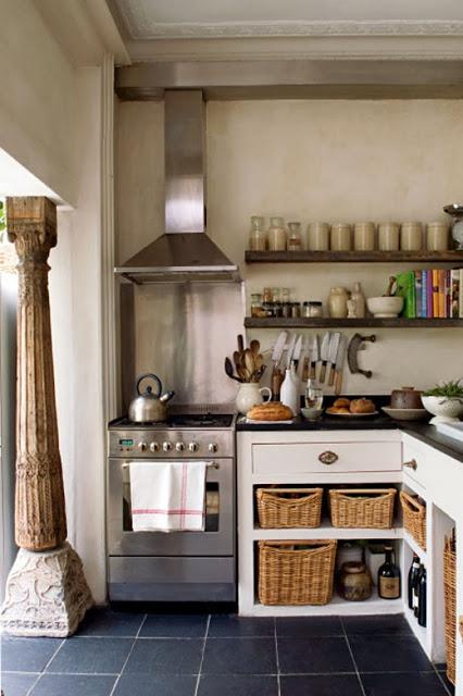 Ideas de almacenaje para cocinas pequeñas