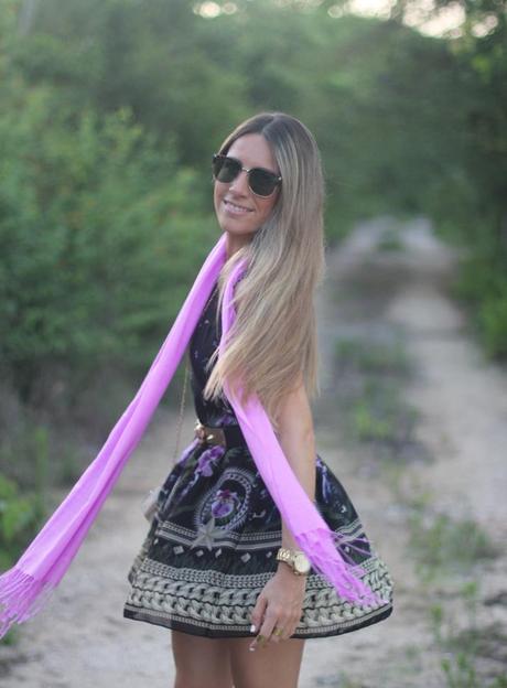 Romantic look fashion blogger