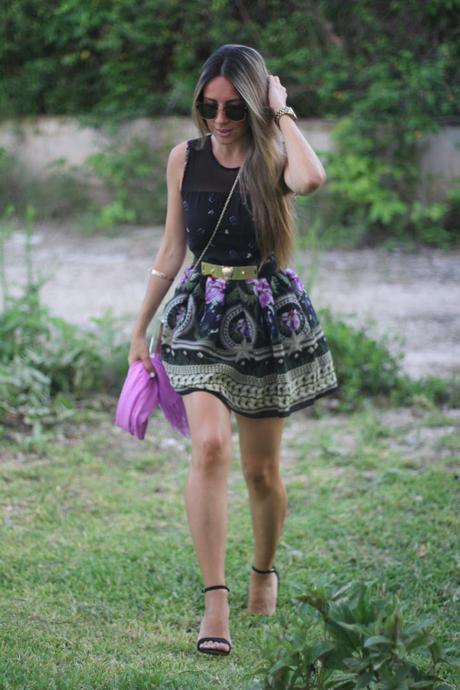 Look romántico bloguera de moda 